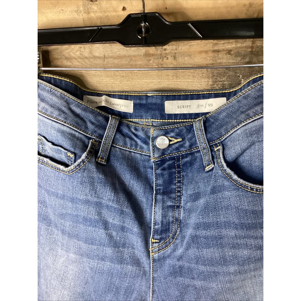 Pilcro And The Letterpress Jeans Script Size 29 W… - image 3